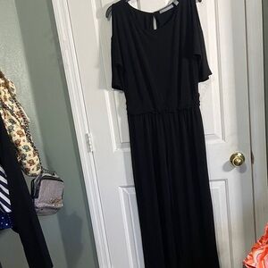 NY Collection Black Jumpsuit